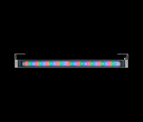Arcadia 940 RGB Power LED / With Brackets L 80mm - Sandblasted Glass - Adjustable | Appliques murales d'extérieur | Ares