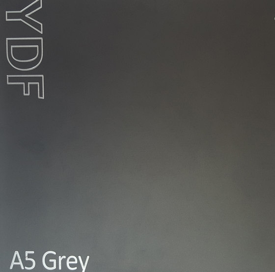 Lacquered A5 Grey | Metal | YDF