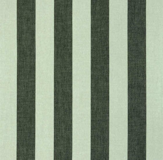 Brera Rigato Stripe Fabrics | Brera Largo - Ebony | Tejidos decorativos | Designers Guild