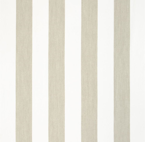 Brera Rigato Stripe Fabrics | Brera Largo - Pebble | Tissus de décoration | Designers Guild
