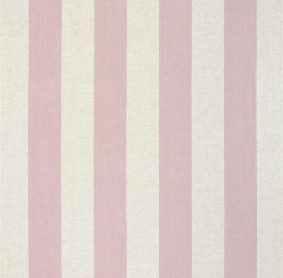 Brera Rigato Stripe Fabrics | Brera Largo - Blossom | Tissus de décoration | Designers Guild