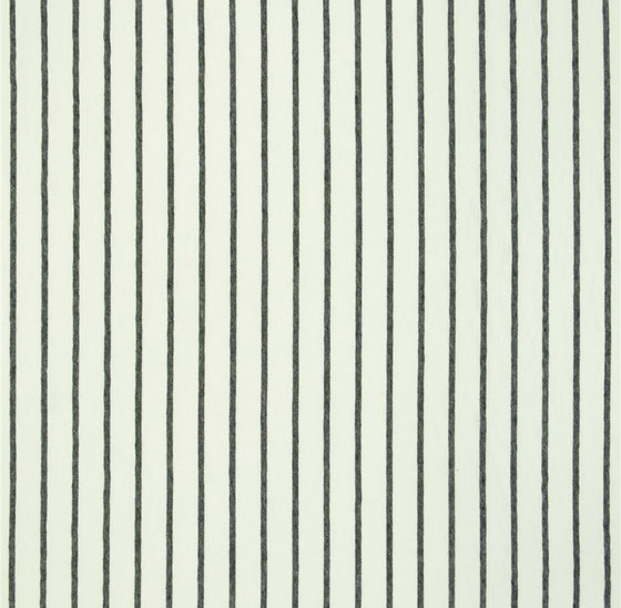 Brera Rigato Stripe Fabrics | Brera Fino - Noir | Drapery fabrics | Designers Guild