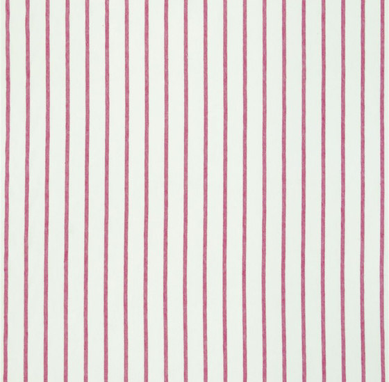 Brera Rigato Stripe Fabrics | Brera Fino - Raspberry | Tessuti decorative | Designers Guild
