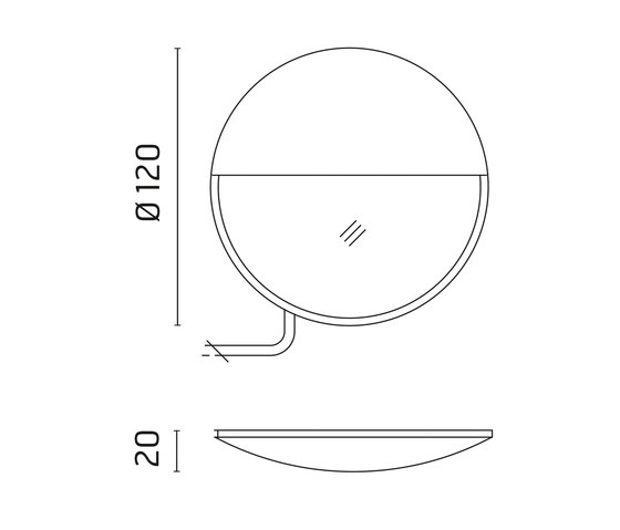 Trixie Round Low Power LED / Transparent Diffuser | Außen Wandanbauleuchten | Ares