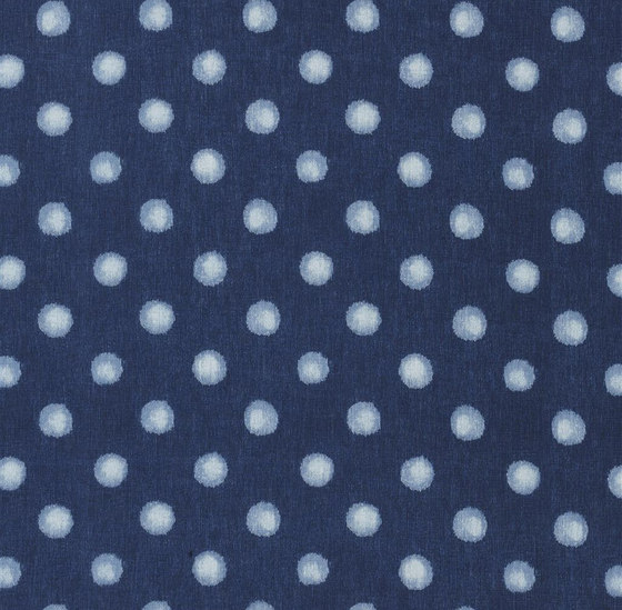Indigo Bleu Fabrics | Chesari - Indigo | Tissus de décoration | Designers Guild