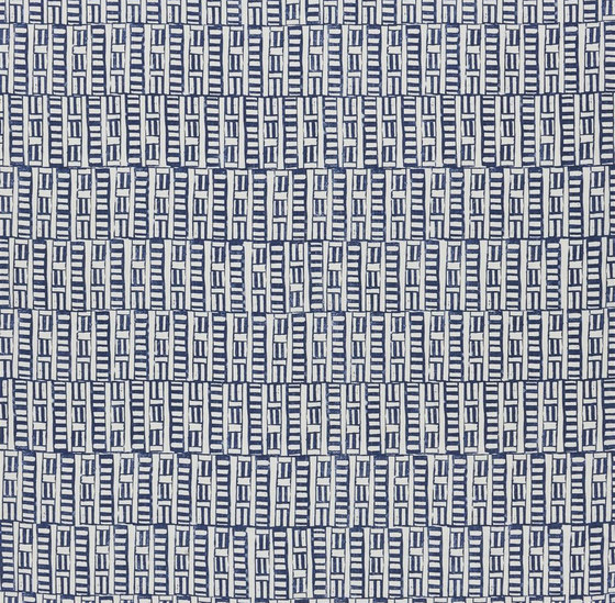 Indigo Bleu Fabrics | Kinvara - Indigo | Tejidos decorativos | Designers Guild