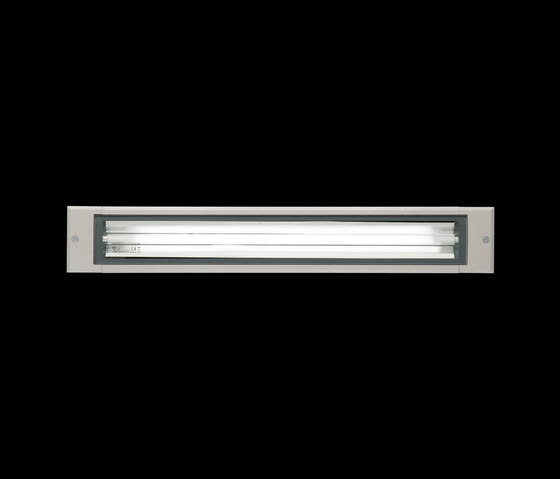Cielo / L 645 mm - Vetro Trasparente - Ottica Simmetrica | Lampade outdoor incasso soffitto | Ares