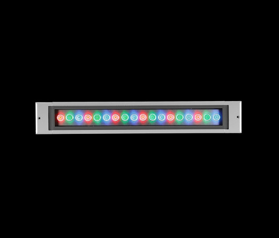 Cielo RGB Power LED / L 645 mm - Sandblasted Glass | Outdoor recessed ceiling lights | Ares
