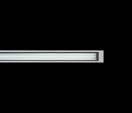 Cielo / L 1545 mm - Sandblasted Glass - Symmetric Optic | Outdoor recessed ceiling lights | Ares