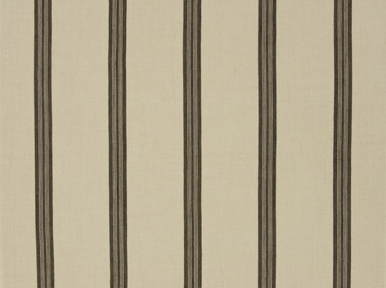 Signature Artiste de la Mer Fabrics | Leblanc Stripe - Sepia | Tessuti decorative | Designers Guild