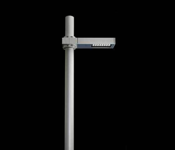 Dooku 400 Power LED / Pole Ø 102mm - Single Top Pole - Street Light Optic (Foot and Cycle Paths) | Außen Bodenleuchten | Ares