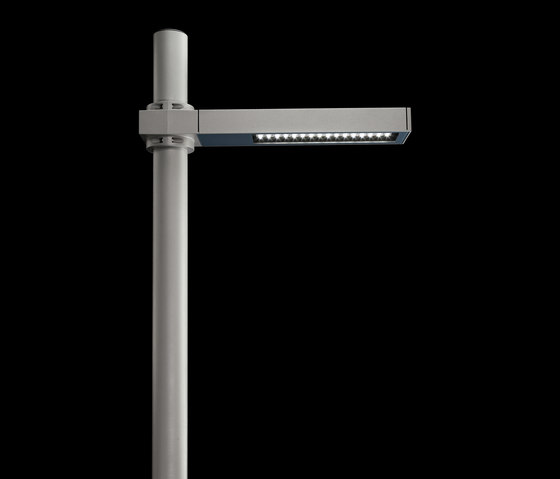 Dooku 600 Power LED / Pole Ø 102mm - Single Top Pole - Wide Beam 120° (Wide Spaces - Public Areas - Parking Areas) | Outdoor floor lights | Ares