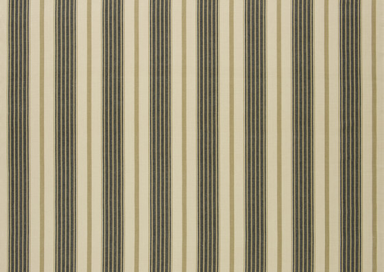 Signature Tickings Fabrics | Marlberry Stripe - Jet | Tessuti decorative | Designers Guild