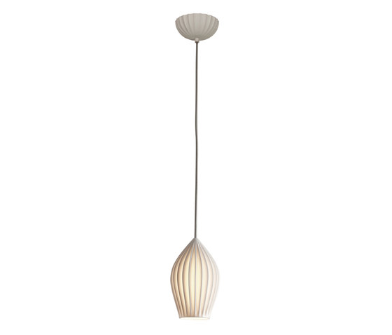 Fin Medium Pendant, Sand and Taupe Braided Cable | Suspended lights | Original BTC