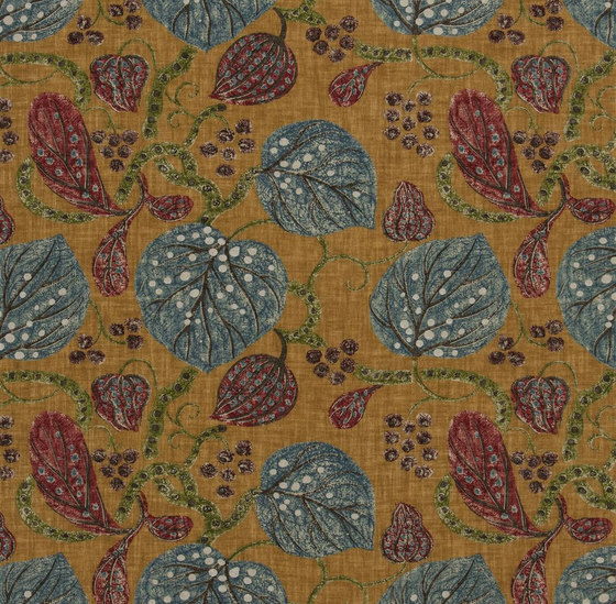 Monsoreto Fabrics | Astasia - Ochre | Tessuti decorative | Designers Guild