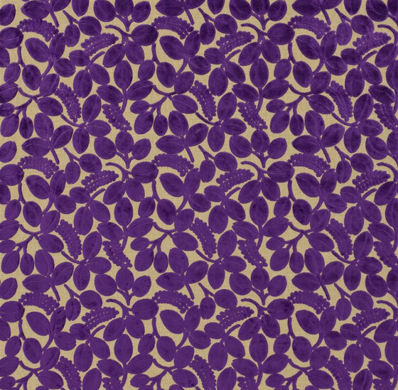Savio Fabrics | Calaggio - Violet | Tissus de décoration | Designers Guild