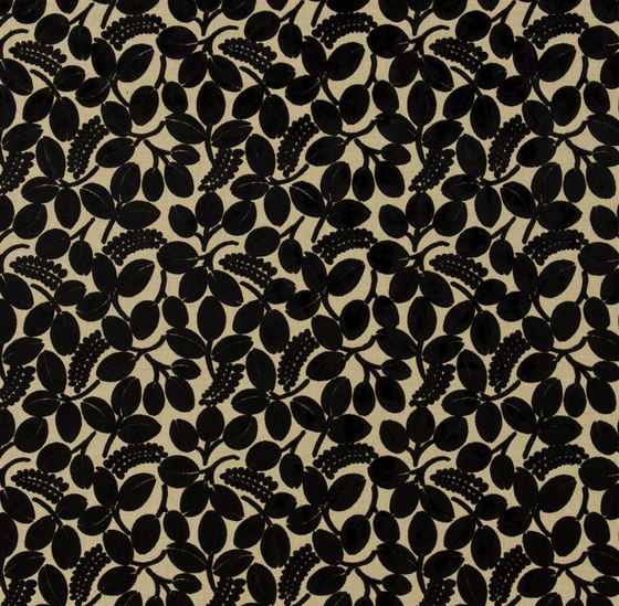 Savio Fabrics | Calaggio - Noir | Tissus de décoration | Designers Guild