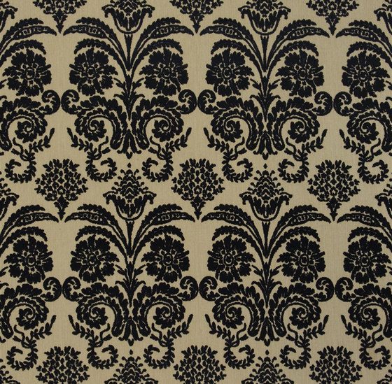 Trasimeno with Despina Fabrics | Ombrione - Noir | Tissus de décoration | Designers Guild