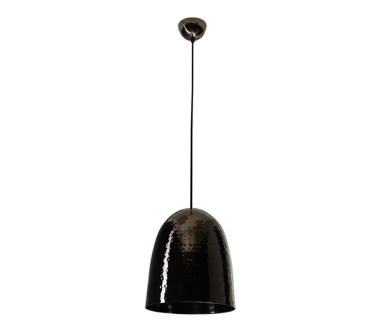Stanley Medium Pendant Light, Hammered Black Nickel | Lampade sospensione | Original BTC