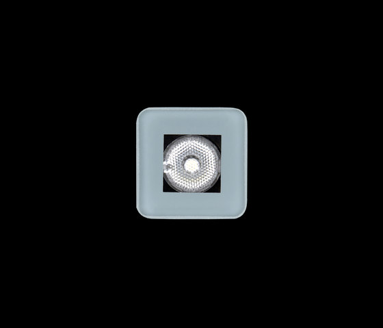 Tapioca Power LED / 40x40 mm -Transparent Glass - Wide Beam 45° | Outdoor wall lights | Ares
