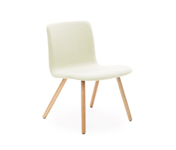 Sola Lounge Chair with Wooden Four Leg Base | Chairs | Martela