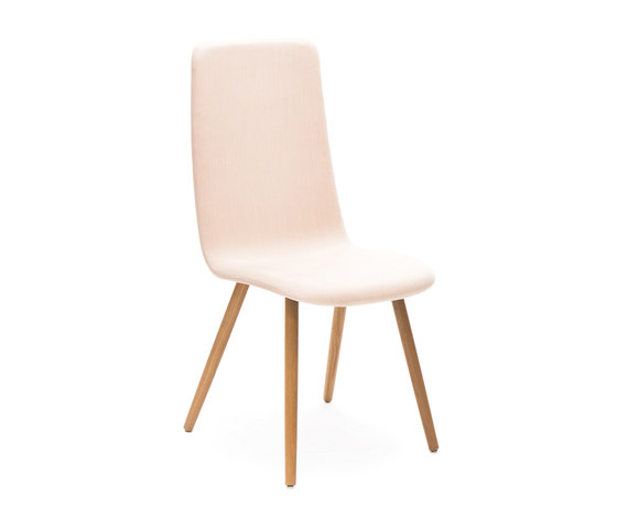 Sola Conference Chair with Wooden Four Leg Base High Backrest | Sedie | Martela