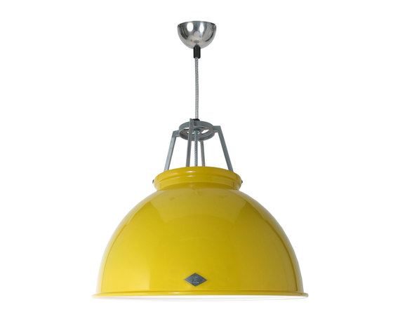 Titan Size 3 Pendant, Yellow/White Interior | Lámparas de suspensión | Original BTC