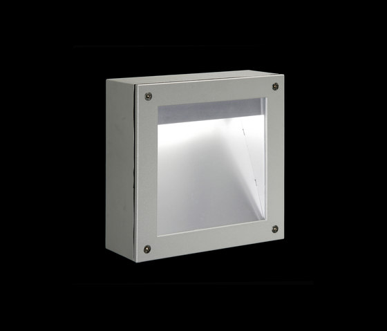 Paola / Transparent Glass - Asymmetric Optic- Internal Visor | Lámparas exteriores de pared | Ares
