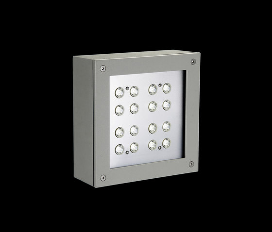 Paola Power LED / Vetro Trasparente - Ottica Simmetrica - Fascio Stretto 10° | Lampade outdoor parete | Ares