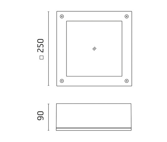 Paola Power LED / Transparent Glass - Symmetric Optic - Narrow Beam 10° | Außen Wandanbauleuchten | Ares