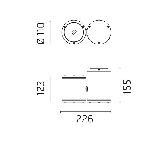 Pan CoB LED / Adjustable - Narrow Beam 20° | Projecteurs | Ares