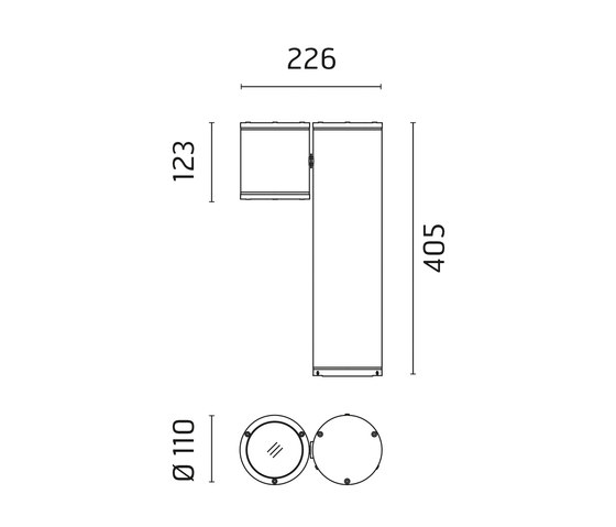 Pan on Post / Adjustable - Narrow Beam 10° | Scheinwerfer | Ares