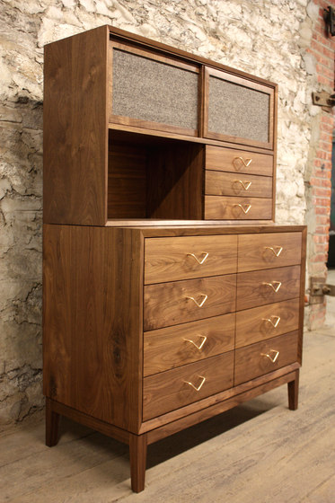 Atlantic Dresser with Hutch | Cabinets | VOLK
