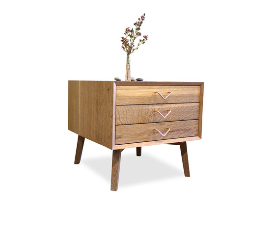 Atlantic Three Drawer Side Table | Tables d'appoint | VOLK