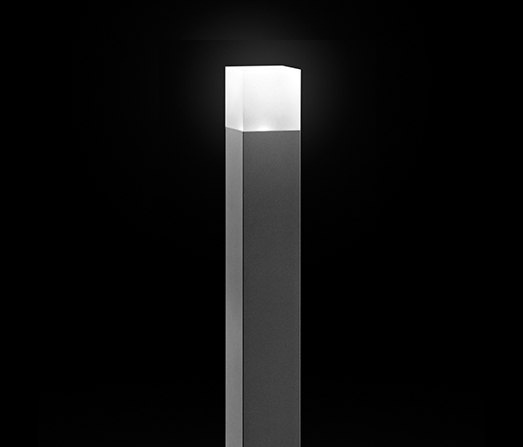 Lambda Power LED / H. 900mm - Methacrylate Diffuser | Bollard lights | Ares