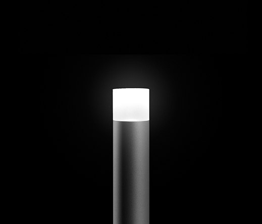 Kappa Power LED / H. 600mm - Methacrylate Diffuser | Bolardos de luz | Ares