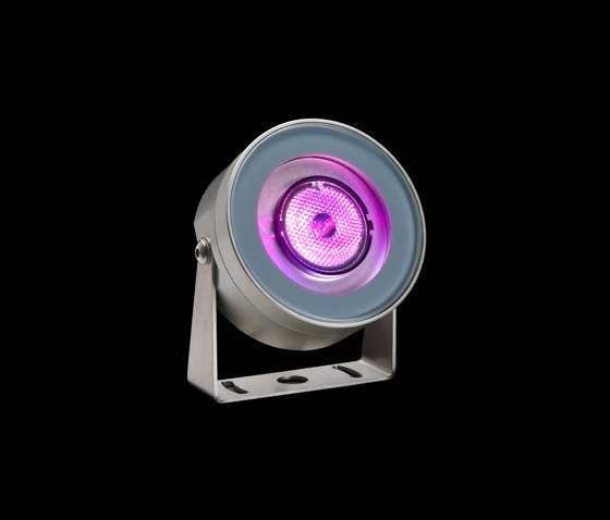 Martina Aqua RGB Power LED / Inox 316L a immersione - Vetro trasparente - Orientabile - Fascio medio 35° | Lampade outdoor parete | Ares