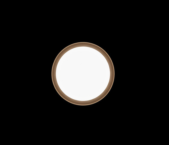 Anna / 210 Mid-Power LED Struttura bicolore Bianco - Marrone | Lampade parete | Ares
