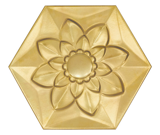 Gold Frozen Flower | Carrelage céramique | Bisazza