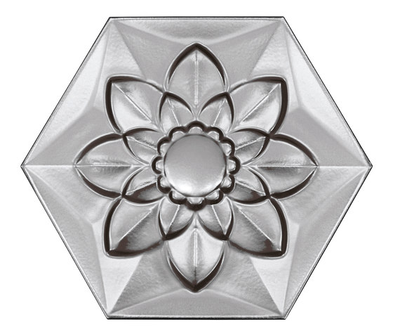 Platinum Frozen Flower | Piastrelle ceramica | Bisazza