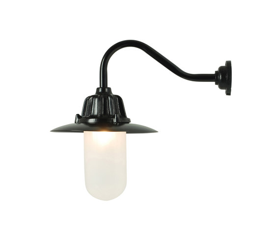 7675 Dockside Wall, With Reflector, Black, Frosted Glass | Wall lights | Original BTC