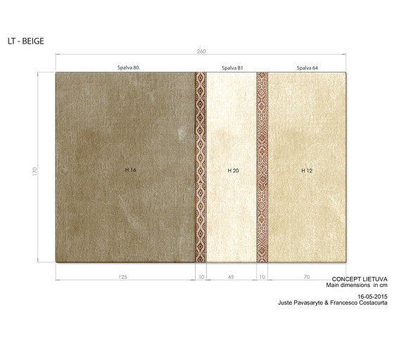 Lietuva rug, brown | Alfombras / Alfombras de diseño | EMKO PLACE