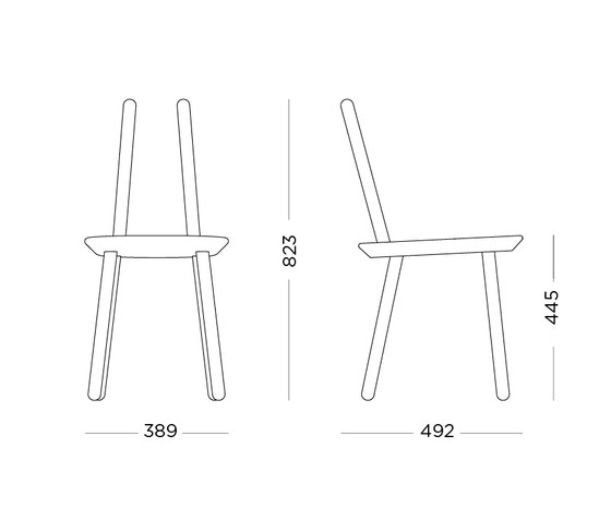 Naïve chair, grey | Chairs | EMKO PLACE
