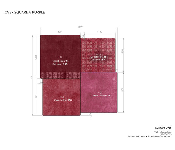 Over Square | Tapis / Tapis de designers | EMKO PLACE
