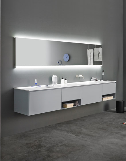 Strato Wall Lighting Mirror | Specchi da bagno | Inbani