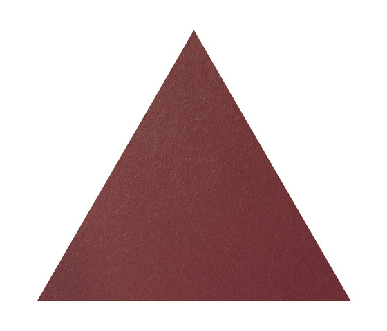 Konzept Shapes Triangle Terra Bordeaux | Piastrelle ceramica | Valmori Ceramica Design