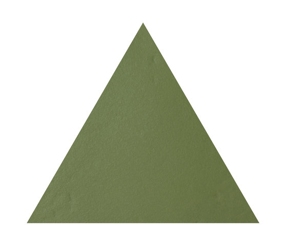 Konzept Shapes Triangle Terra Verde | Carrelage céramique | Valmori Ceramica Design