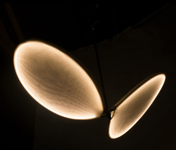llll.03 suspended double | gold | Suspended lights | llll