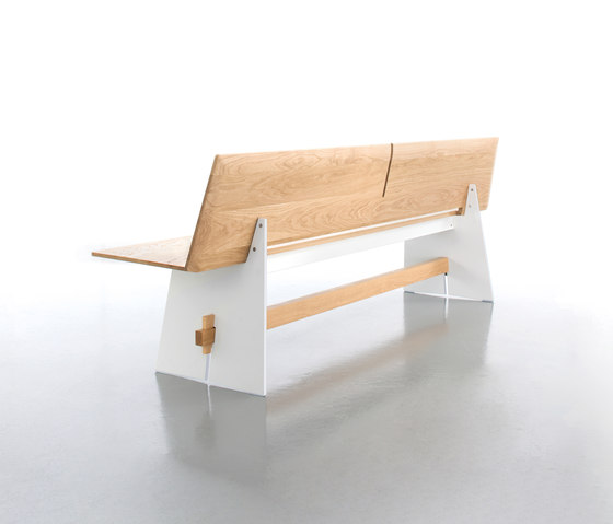 Tension bench with backrest | Bancs | conmoto