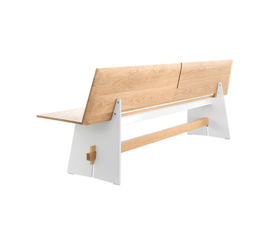 Tension bench with backrest | Bancs | conmoto